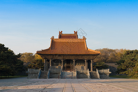 沈阳世界文化遗产清昭陵背景图片