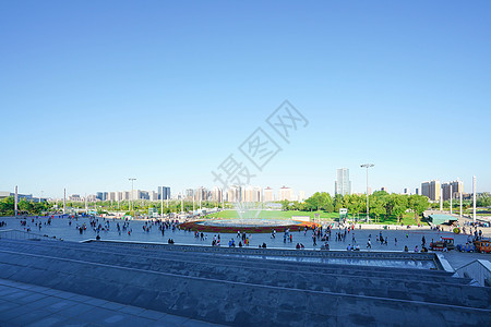 太原长风广场背景图片