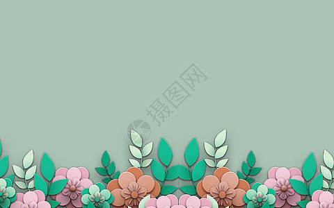 现代抽象花朵背景墙背景图片
