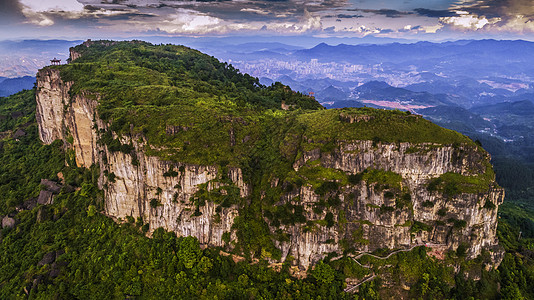 贵州凯里香炉山风光背景