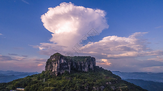 贵州凯里香炉山风光背景