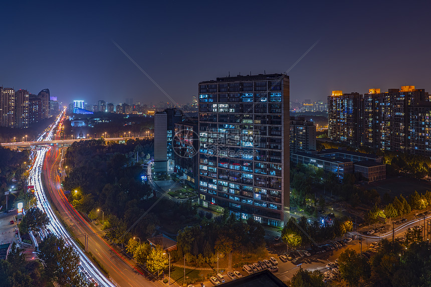 夜北京图片