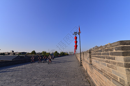 西安华清宫西安城墙背景
