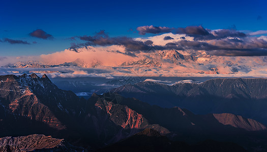 雅安市牛背山风光系列背景