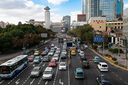 交通城市汽车交通背景