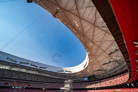 鸟巢奥林匹克体育场背景图片