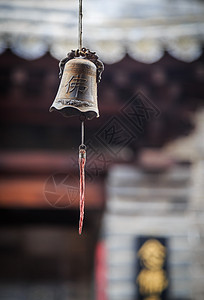 铃铛挂饰西安古观音禅寺背景