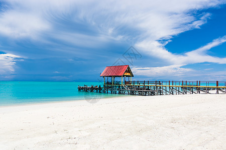 马来西亚沙巴环滩岛海滩图片