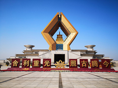 陕西宝鸡法门寺背景图片