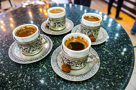 土耳其伊斯坦布尔占卜咖啡高清图片