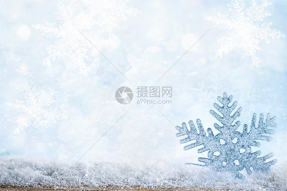 雪花场景图片