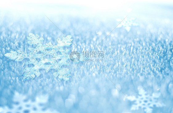 雪花冰晶图片