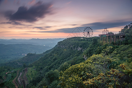 沂蒙天上王城景区背景