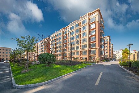 住宅背景多层建筑宜居小区背景