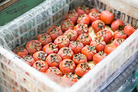 柿子红柿圆柿子高清图片