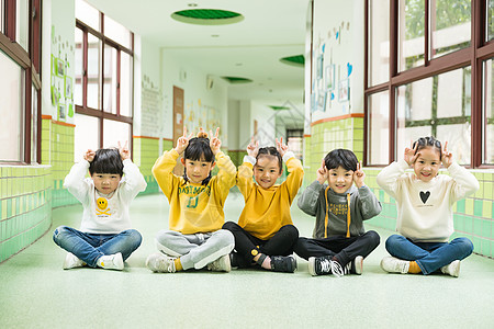 幼儿园可爱儿童背景图片