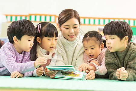 学龄前儿童儿童早教益智课堂背景