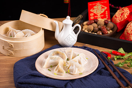传统美食蒸饺图片