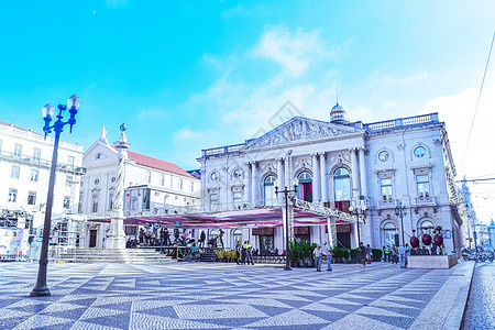 葡萄牙里斯本建筑背景图片