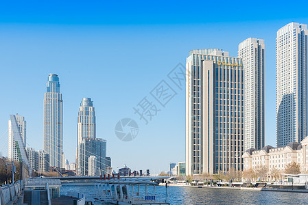 天津城市风光海河两岸图片