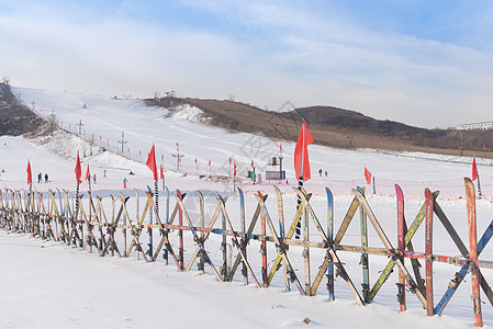 冬季新上市女包天津盘山滑雪场背景