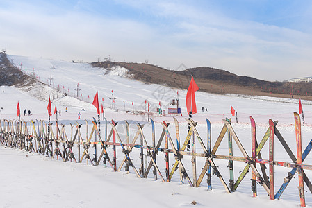 天津盘山滑雪场图片