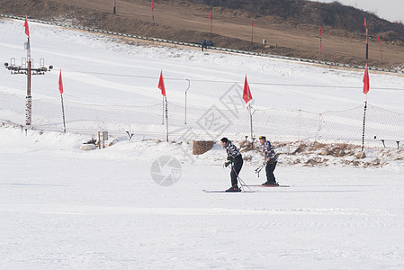 天津盘山滑雪场图片