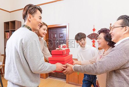 新春节庆赠礼高清图片