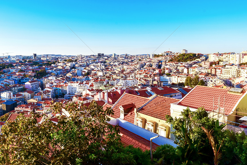 葡萄牙小镇全景图片