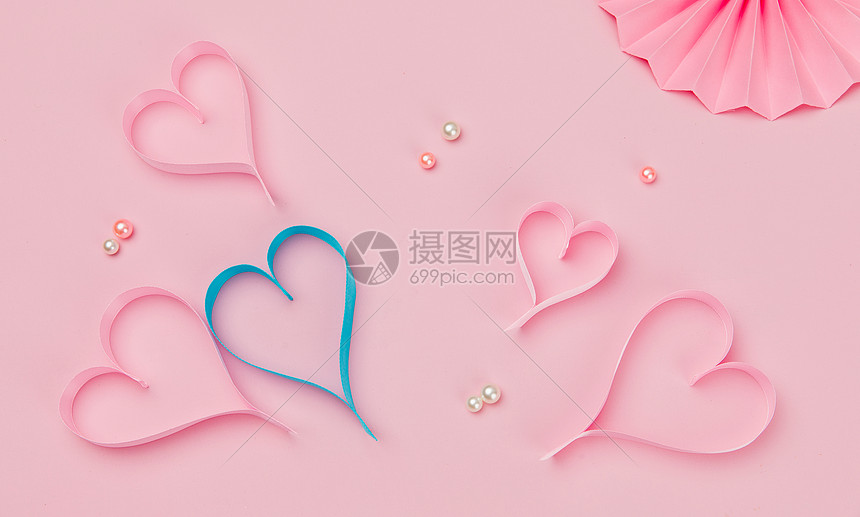 520七夕情人节粉色玫瑰图片