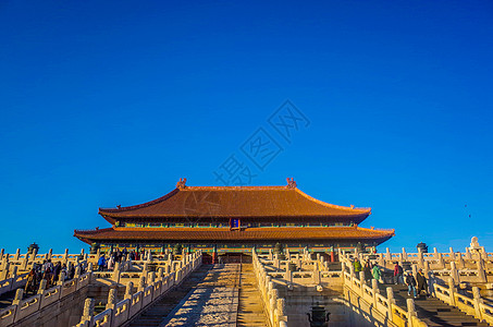 国庆73周年北京故宫太和殿背景