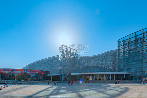 苏州金鸡湖苏州文化艺术中心图片
