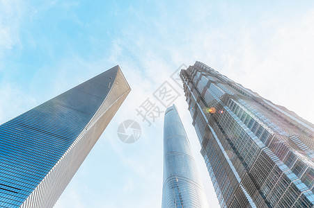 天津建筑上海外滩金融中心背景