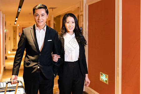 商务情侣入住酒店