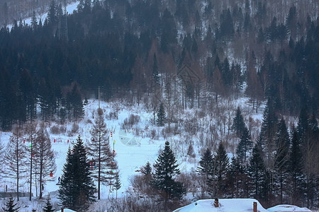 吉林雾凇吉林长白山风景区背景