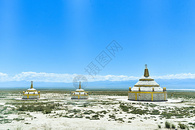 青海藏族自治州藏族佛塔图片