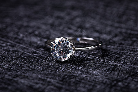 钻石珠宝情人节戒指背景