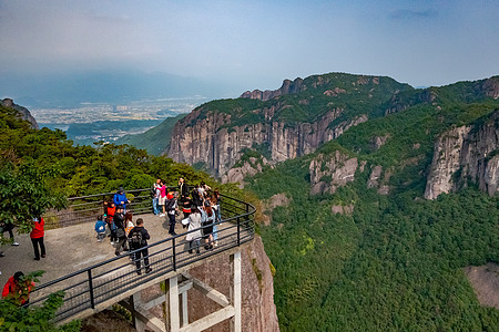 浙江台州神仙居景区背景图片