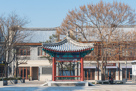 青岛城市素材山东青岛即墨古城背景