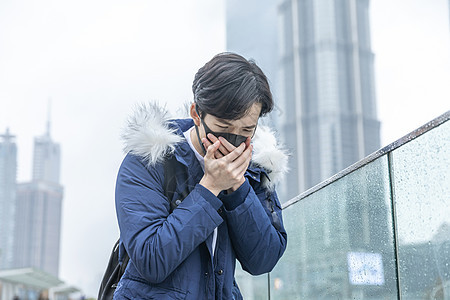 防尘雾霾背景图片