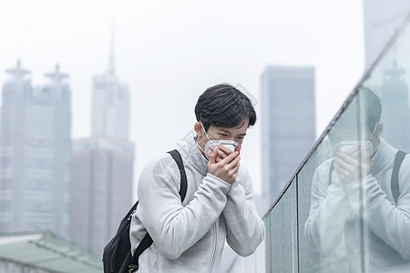 伦敦雾霾防尘雾霾背景