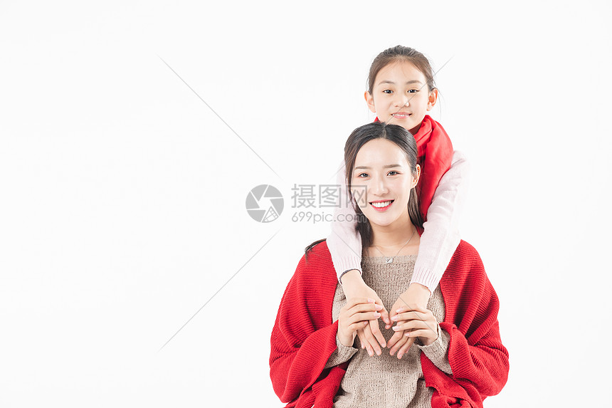 新春母女图片