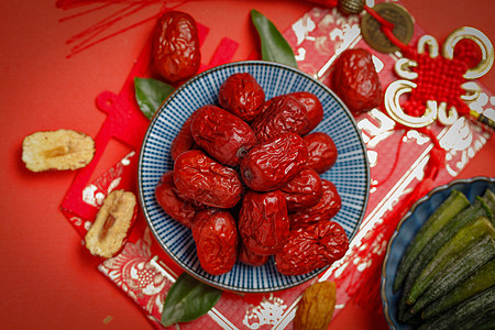 枣美食年枣背景