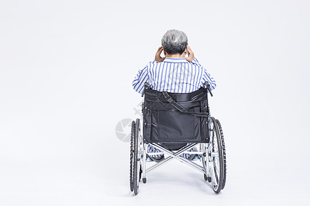 老年病人轮椅图片