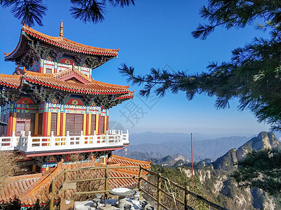 河南洛阳白云山风景区背景