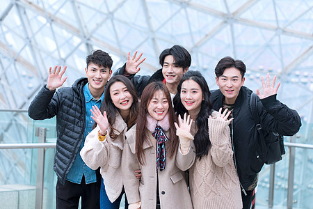 青年好朋友聚会图片素材