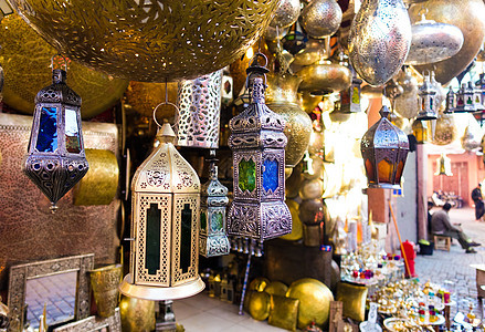 北非摩洛哥手工艺灯饰图片