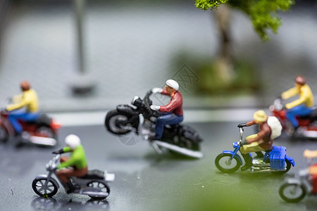 骑车小人模型高清图片