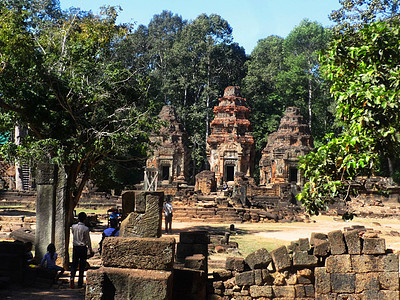 柬埔寨吴哥窟祭神庙图片