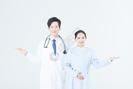年轻医生和护士图片